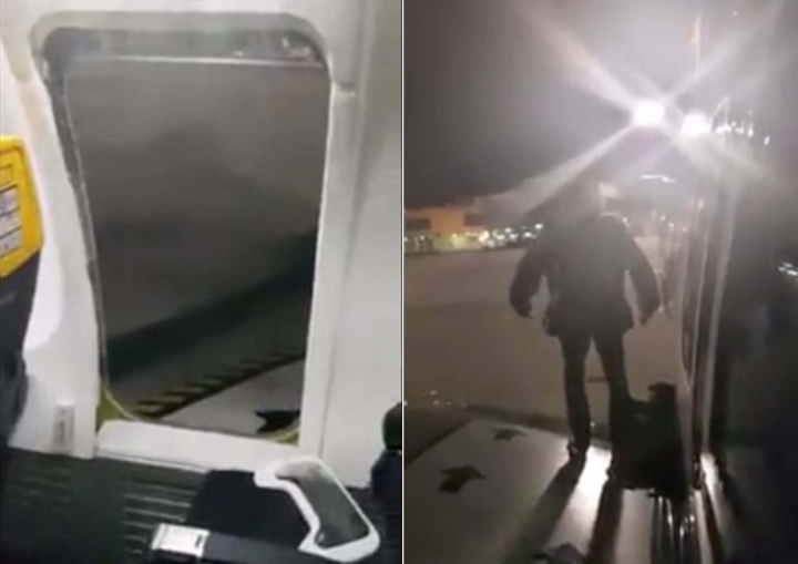 В Іспанії пасажир вирішив вийти з літака через крило