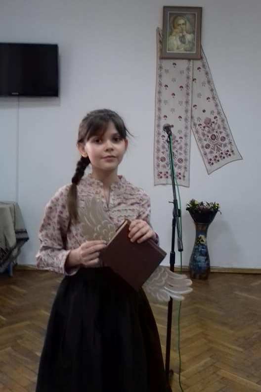 Юна лучанка стала призеркою конкурсу читців, присвяченому Лесі Українці