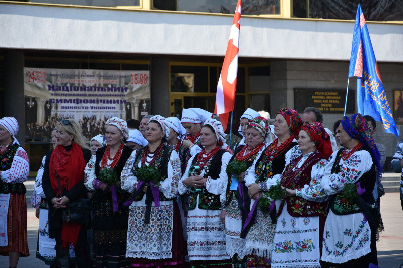 У Луцьку відбулось відкриття Всеукраїнського фестивалю повстанської пісні. ФОТО