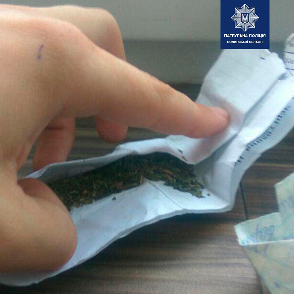 Поліцейські у Луцьку спіймали 19-річного хлопця з наркотиками