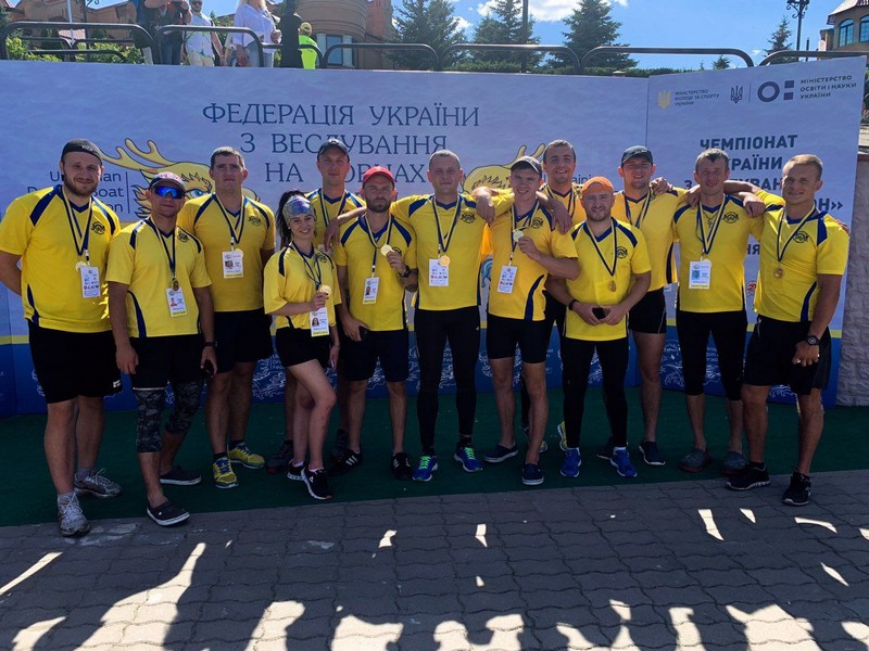 Ковельська команда — чемпіон України з веслування на човнах «Дракон». ФОТО