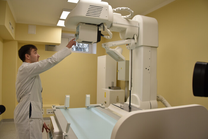 У лікарні Луцька з’явився новітній рентгенологічний комплекс