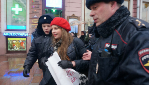 У Росії пройшли акції проти безстрокового перебування Путіна при владі