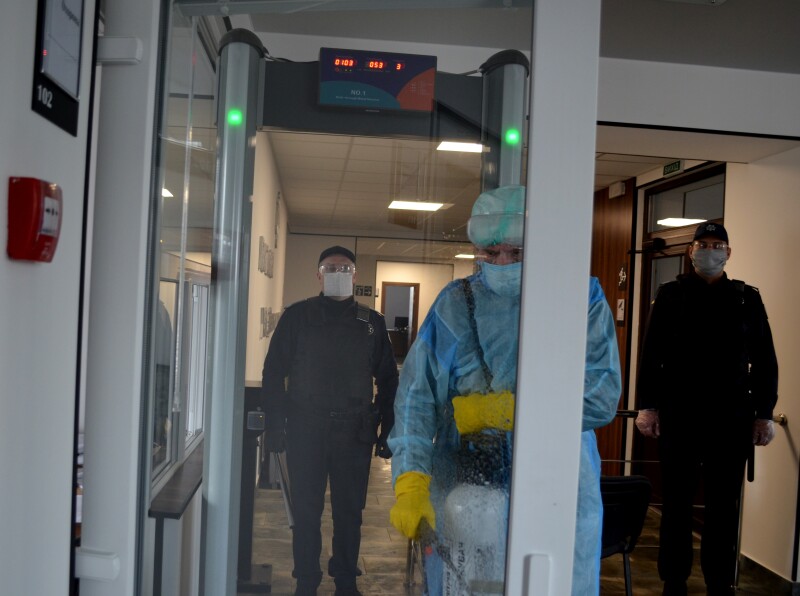 У Луцьку продезінфікували судові установи