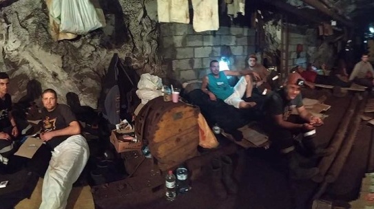 На Криворізькому залізорудному дев’яту добу страйкують гірники: під землею 257 осіб