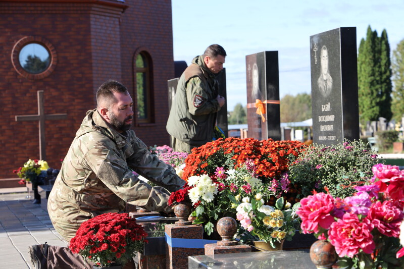 Лучани вшанували пам’ять загиблих в АТО/ООС військовослужбовців
