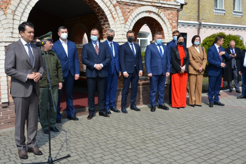 Спікер Верховної Ради відвідав Волинський обласний ліцей з посиленою військово-фізичною підготовкою