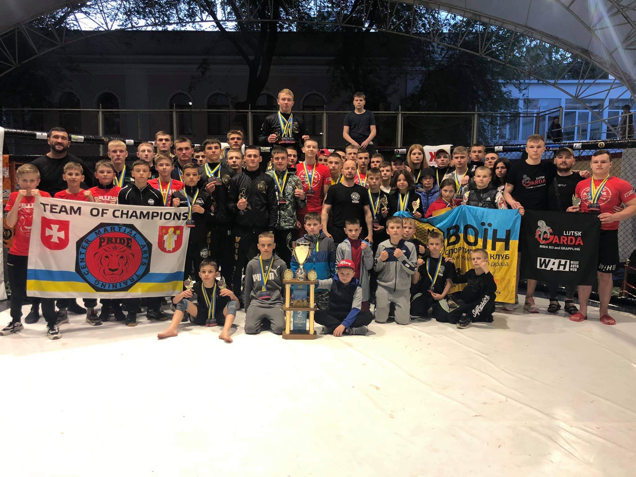 Волинська збірна здобула друге місце на на чемпіонаті України з ММА