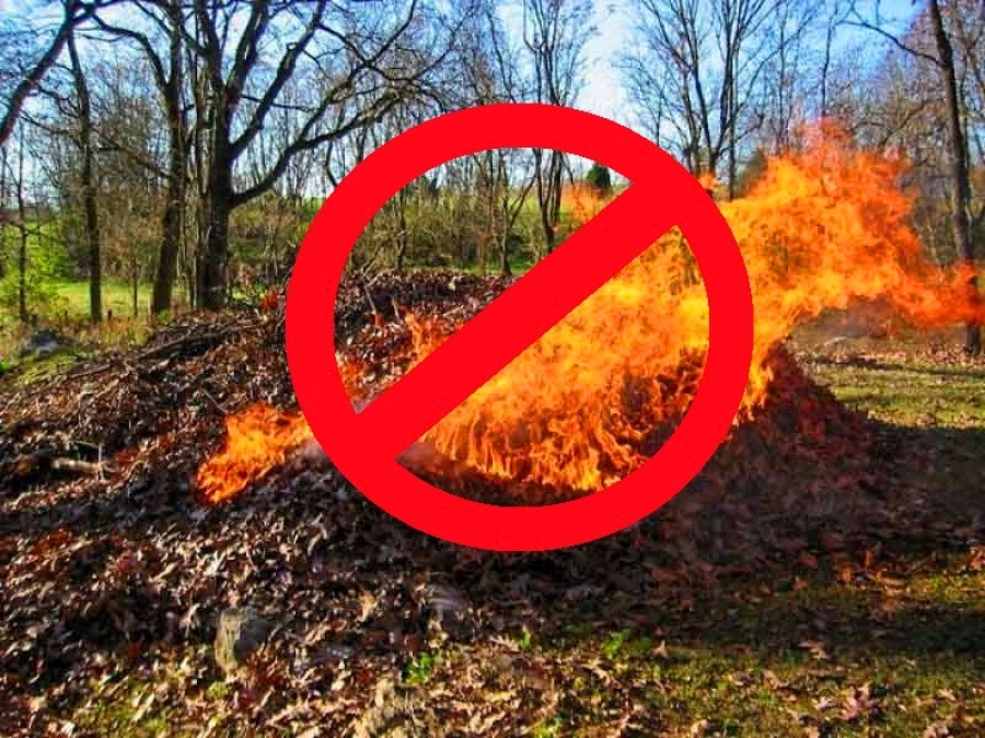 Муніципали у Луцьку посилено контролюватимуть дотримання заборони на спалювання сміття та сухої рослинності
