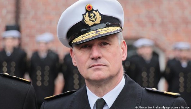 Командувач ВМС Німеччини пішов у відставку після заяви про Крим