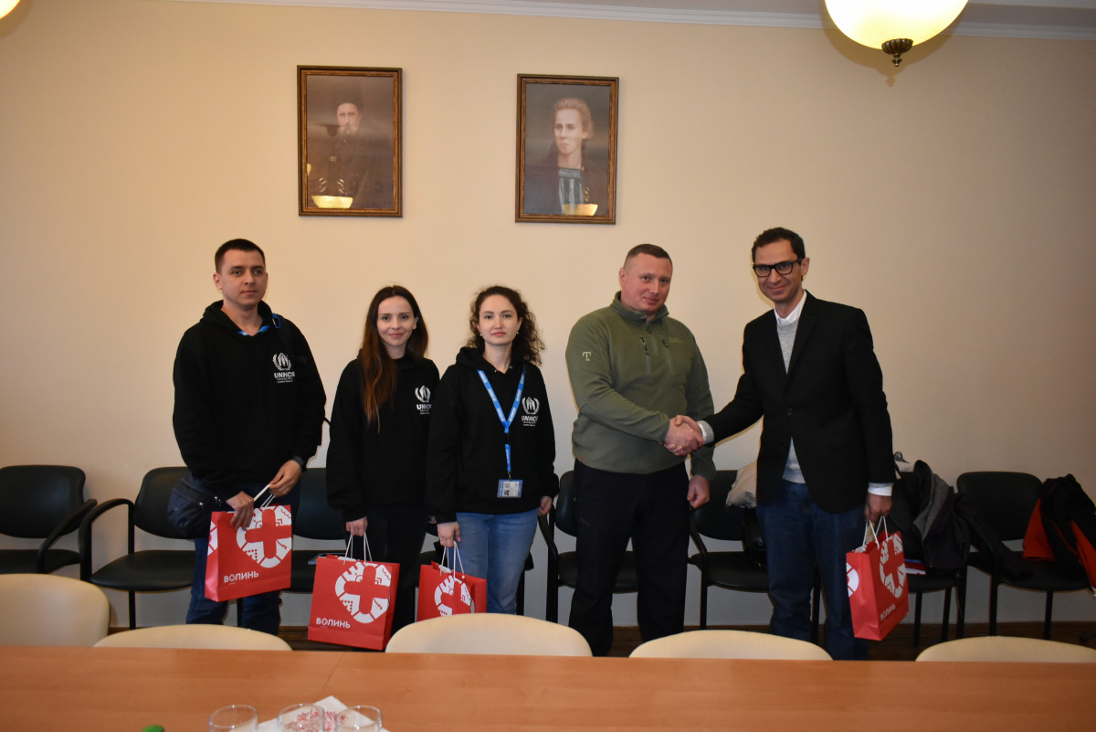 «Наші серця із вами»: представник Агентства ООН у справах біженців відвідав Волинь
