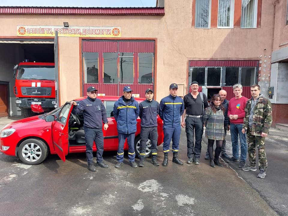 У Володимирі отримали нове авто для ДСНС та гуманітарну допомогу з Німеччини