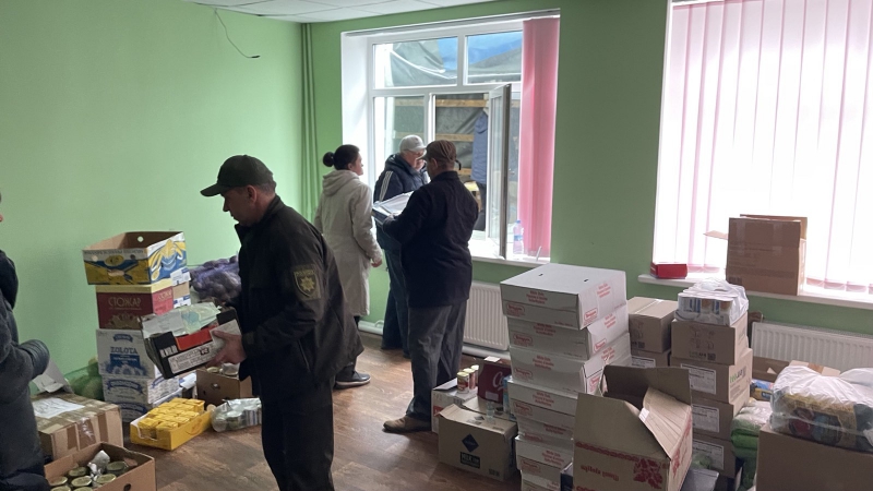 Гуманітарну допомогу з Волині доставили мешканцям Гостомельської громади