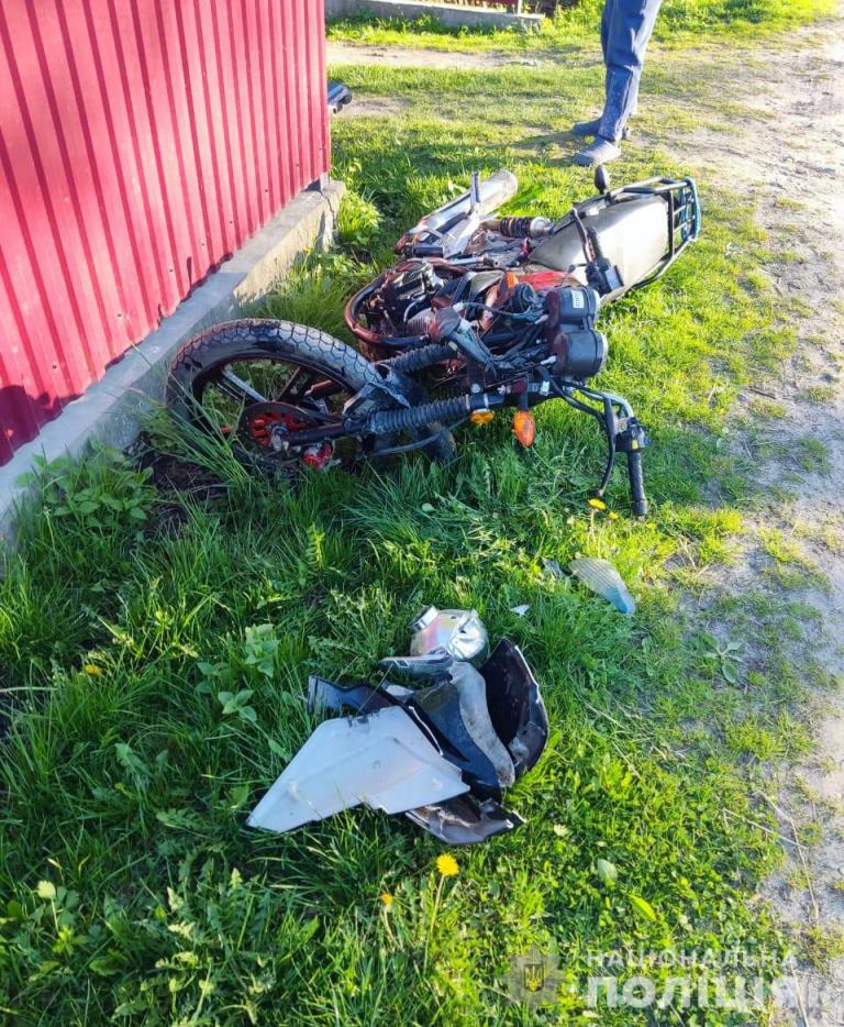 У Камінь-Каширському районі ДТП з мотоциклістами: травмувалося двоє осіб