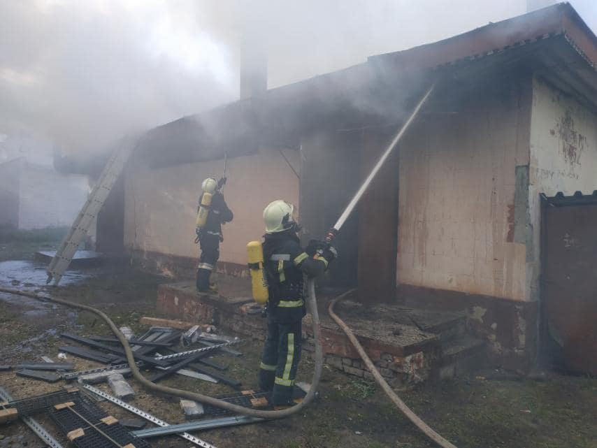 На одному з проспектів Луцька ліквідували пожежу кафе