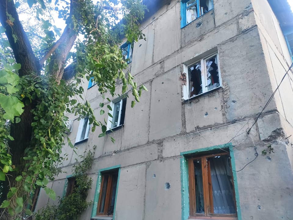 На Донеччині рашисти активно вели вогонь – багато будинків зруйновані