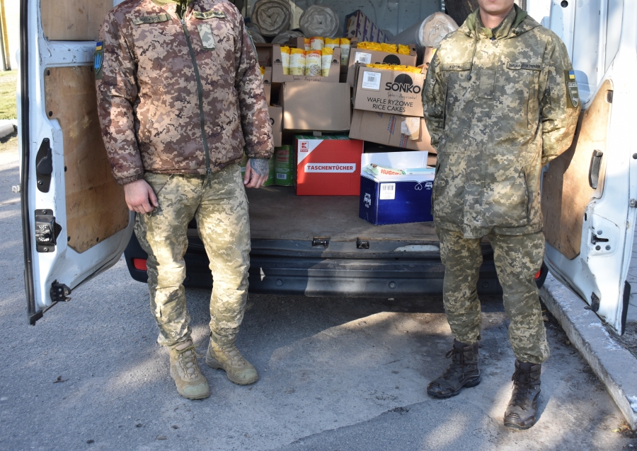На Волині отримали гуманітарну допомогу для військовослужбовців від польських партнерів
