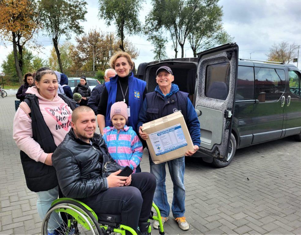 Благодійний фонд «Карітас України» привіз у Ковель продуктові набори для внутрішньо переміщених осіб