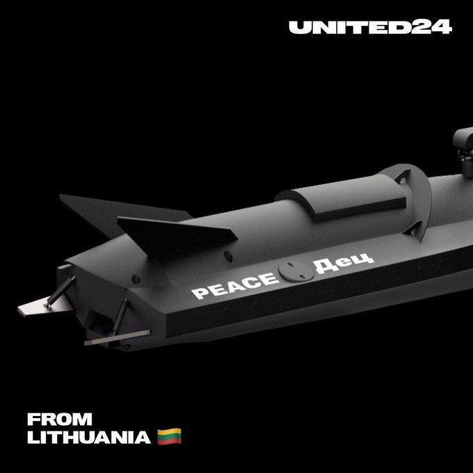 Литовці зібрали 250 тисяч доларів на морський дрон для України