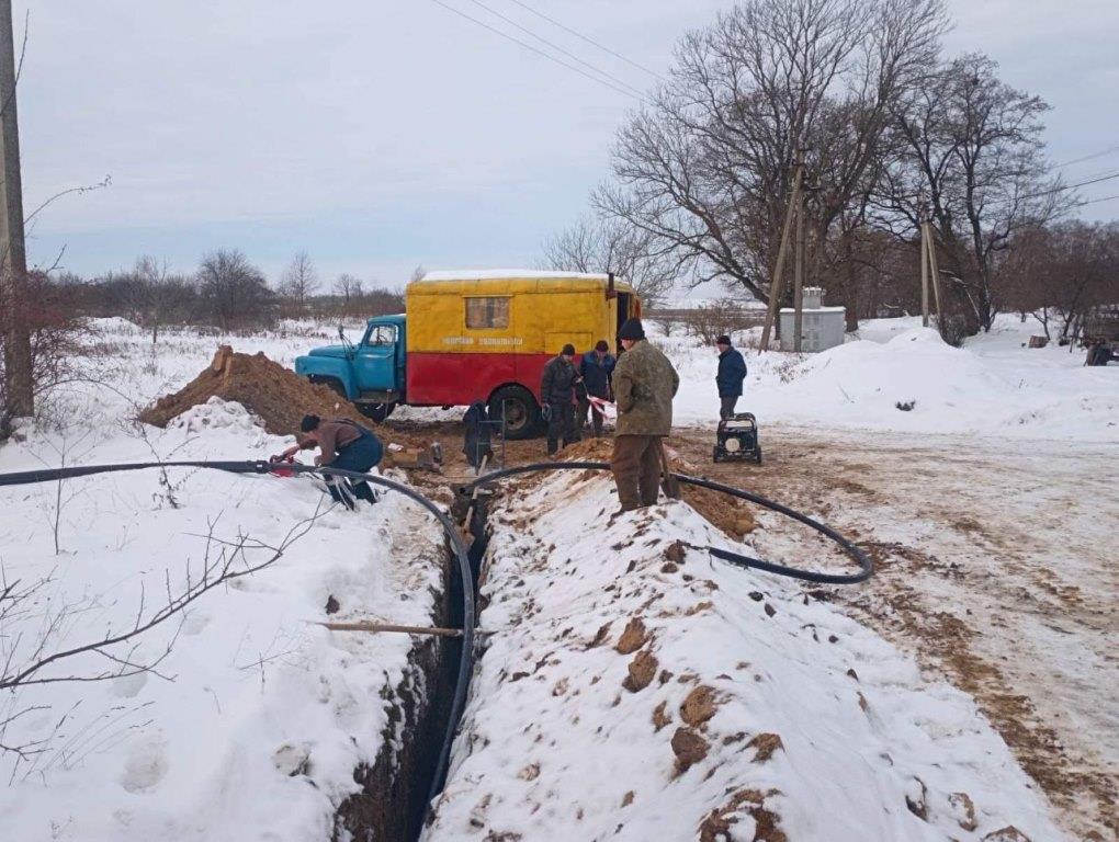 У селі Володимирської громади завершили прокладання нового водогону