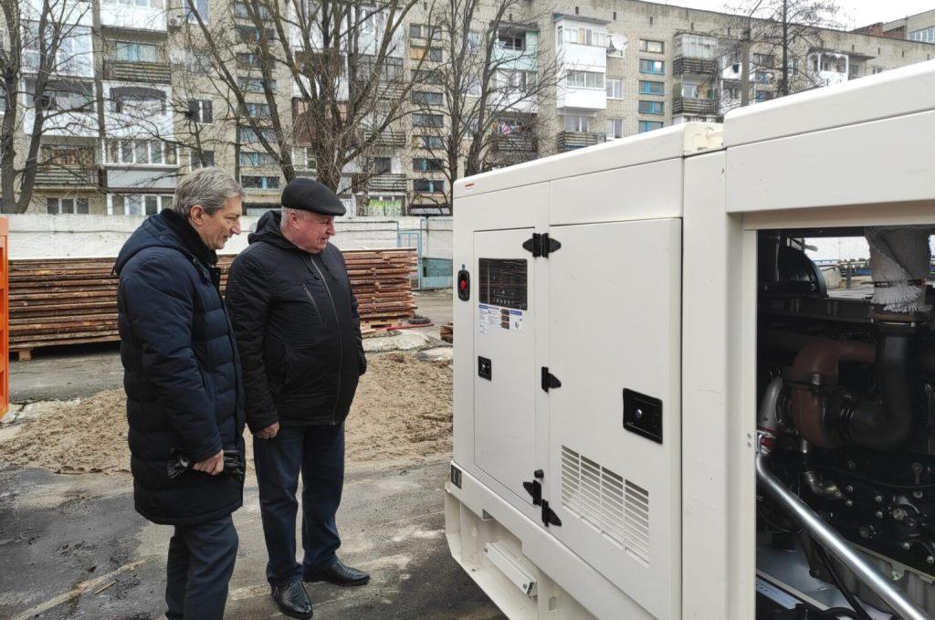 Литовські партнери передали генератор для ПТМ «Ковельтепло»