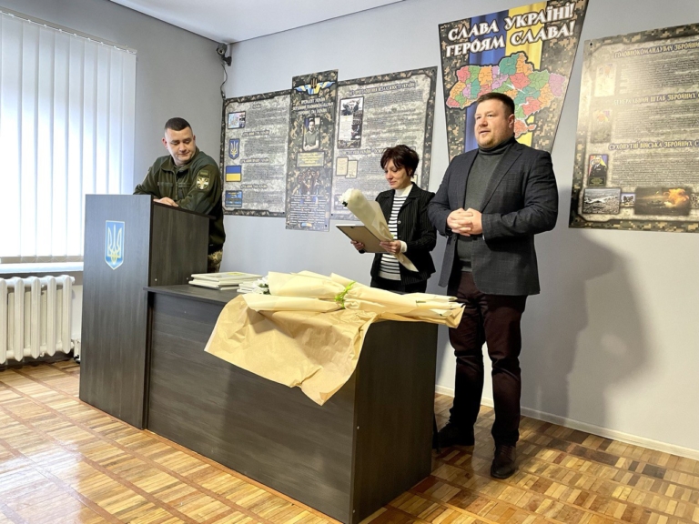 У Нововолинську військовослужбовців привітали з Днем Збройних сил України