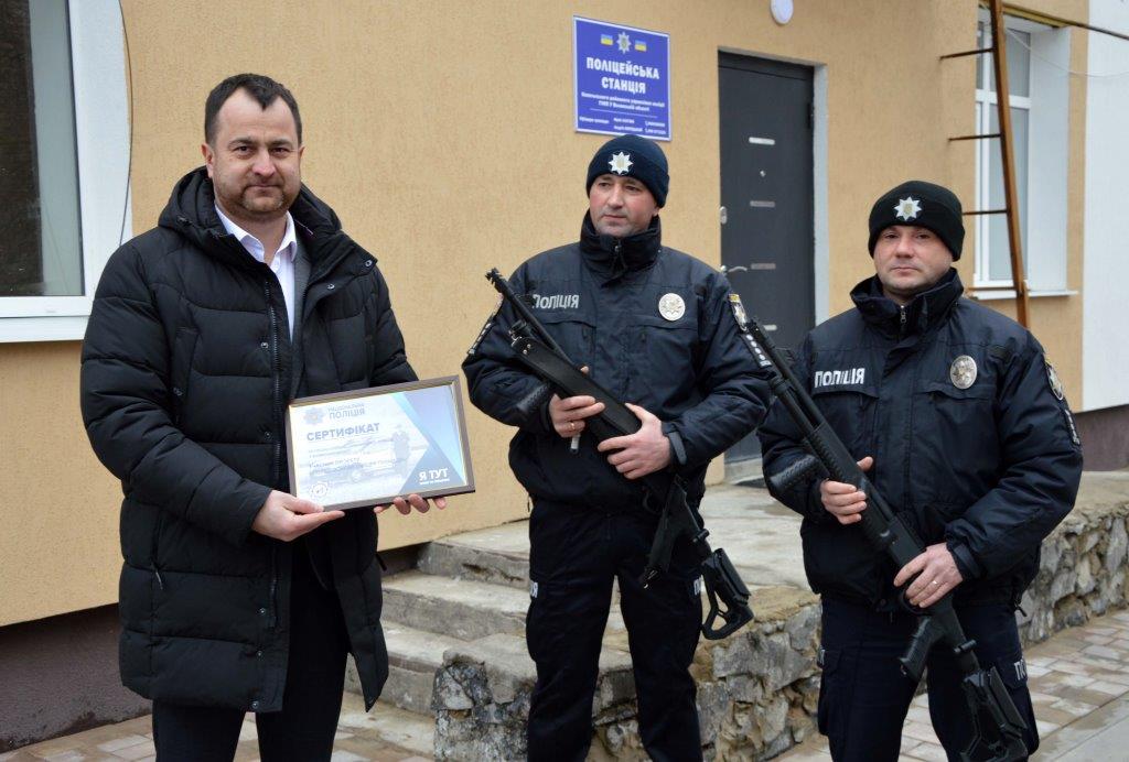 На Ратнівщині відкрили чергову поліцейську станцію