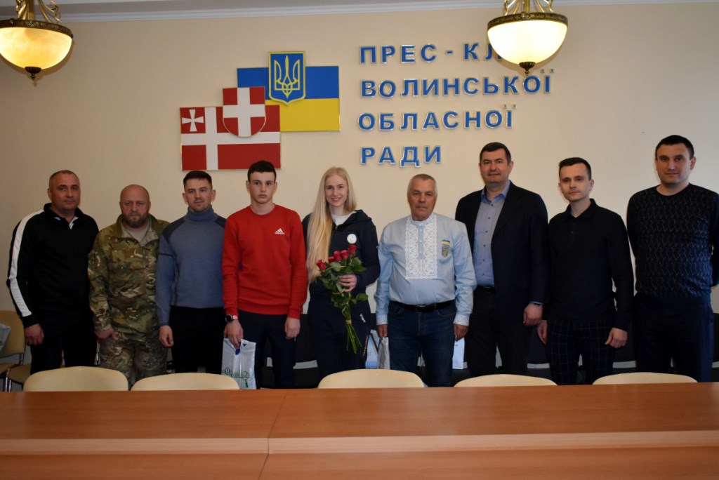 Біатлоністів Волині нагородили за високі спортивні досягнення
