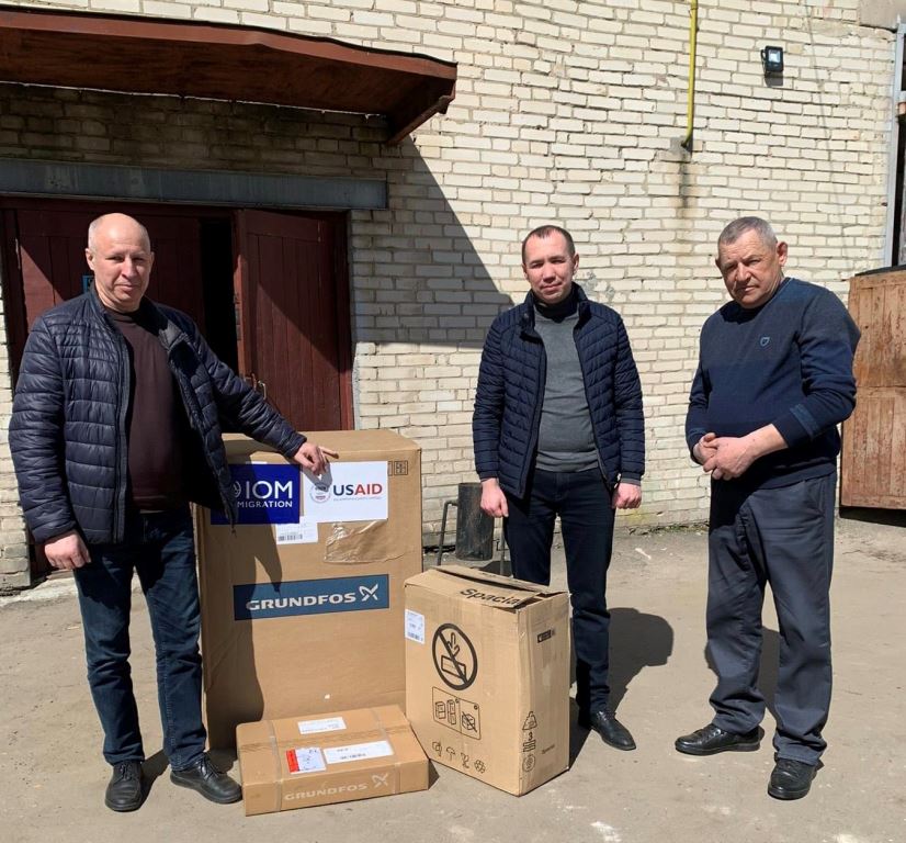 КП «Володимирводоканал» отримало обладнання від Міжнародної організації з міграції
