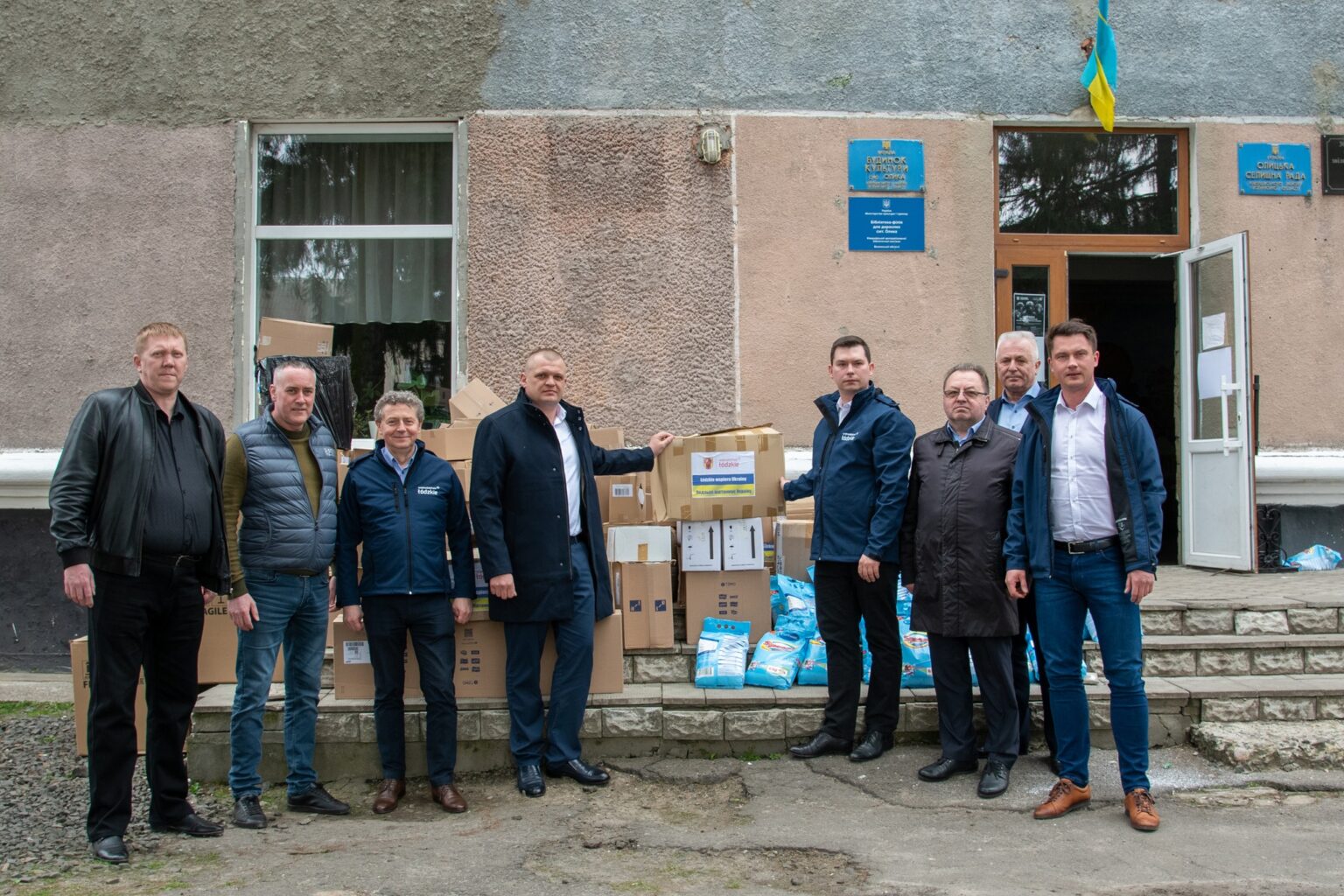 Олицька громада отримала гуманітарну допомогу від Лодзького воєводства