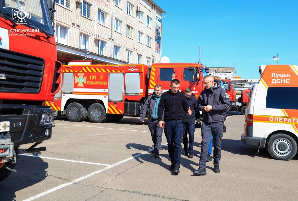 Польські вогнеборці ознайомилися з діяльністю волинських рятувальників