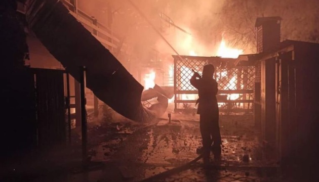 На Одещині внаслідок обстрілу зруйновані дачні будинки та бази відпочинку
