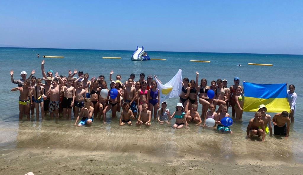Всеукраїнська профспілка нацполіції організувала відпочинок для дітей зі всієї України та Волині на Середземному морі