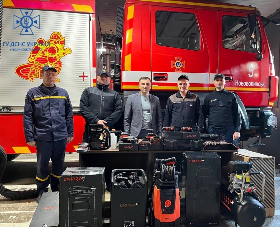 Нововолинські рятувальники закупили обладнання за кошти Поромівської громади
