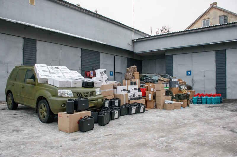 У Луцьку підготували партію допомоги для військових на суму близько 25 мільйонів гривень