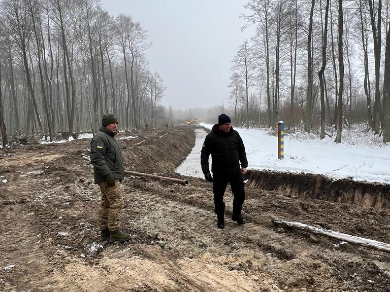 Погуляйко спільно із прикордонниками оглянув українсько-білоруський кордон