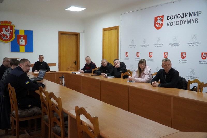 У Володимирі радилися щодо готовності комунального господарства до негоди