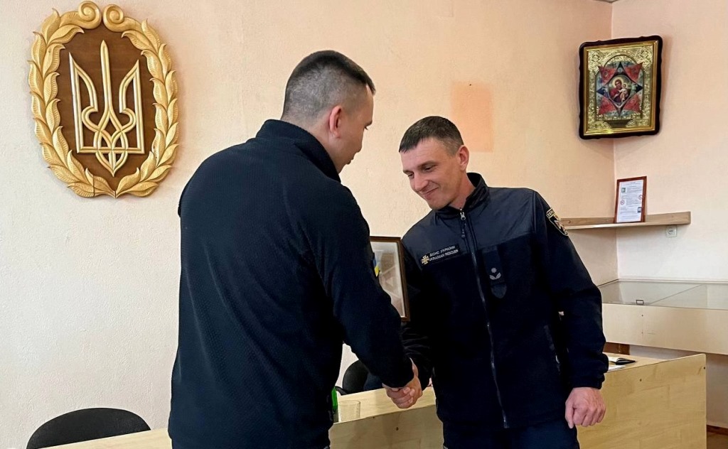Волинським рятувальникам третього державного пожежно-рятувального загону представили нового начальника