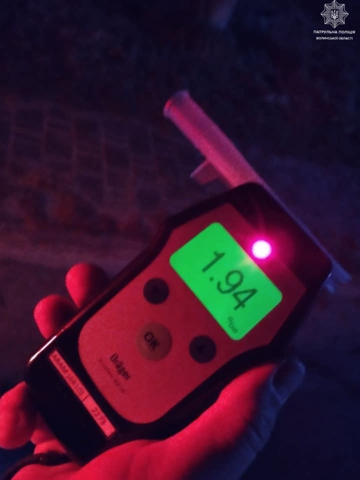 Ковельські патрульні впіймали нетверезого мотоцикліста
