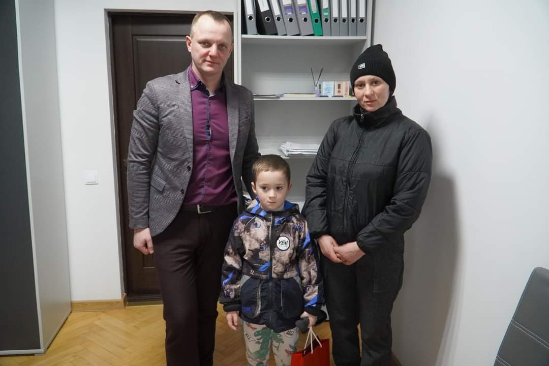 У Володимирі привітали з днем народження сина загиблого Героя Олега Орлова