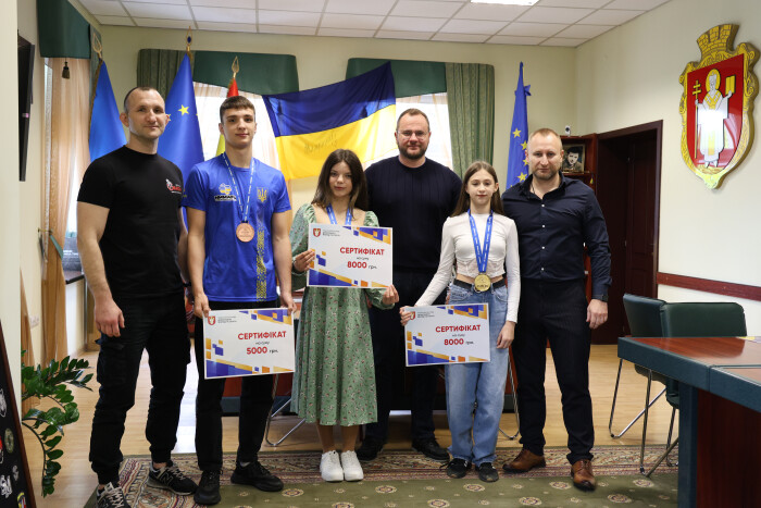 Мер Луцька привітав юніорів із здобутками на Чемпіонаті Європи