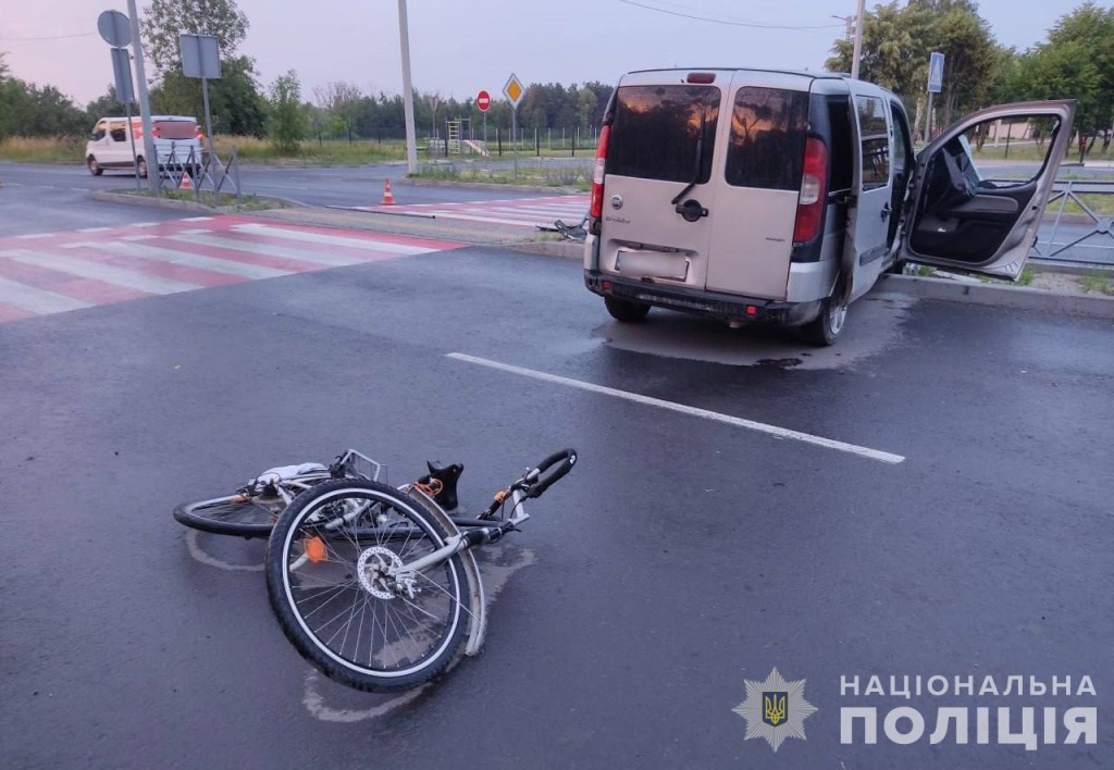 У Ковелі водій збив велосипедиста на переході