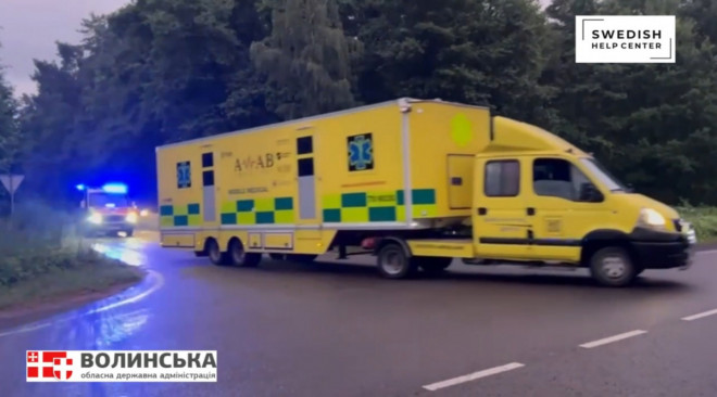 Волинь відправила донормобіль на допомогу постраждалим від російського удару