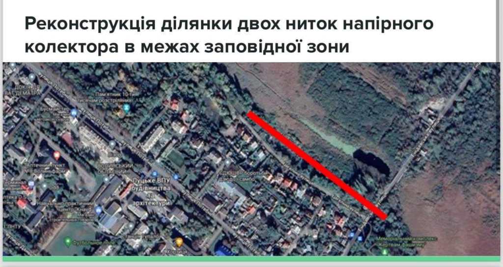 У Луцьку реконструюють каналізаційний колектор за кошти гранту