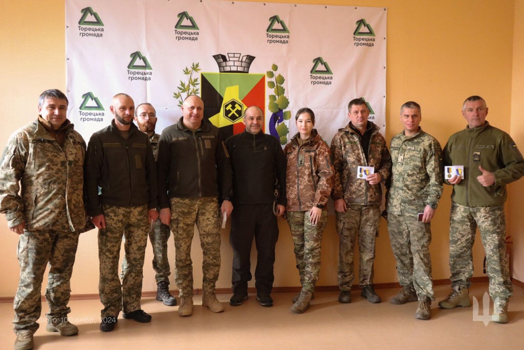 Бійці волинської «сотки» отримали нагороди «За оборону Торецька»