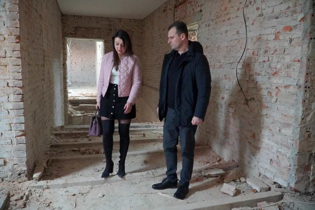 У Володимирі проінспектували ремонт приміщення управління соціальної та ветеранської політики