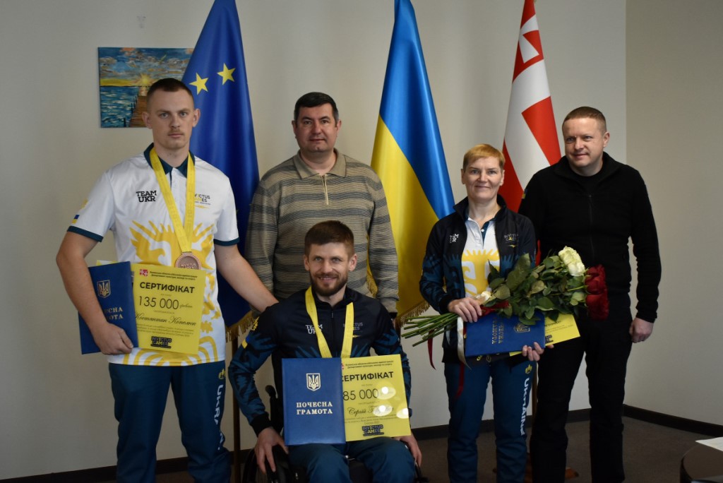 Волинські ветерани отримали грошові сертифікати за участь в Іграх Нескорених 2025