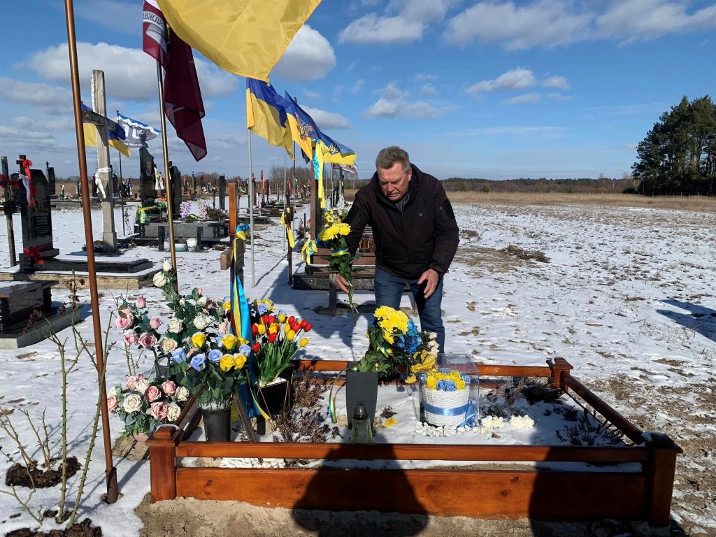 У Шацькій громаді вшанували пам’ять загиблого на Донеччині земляка