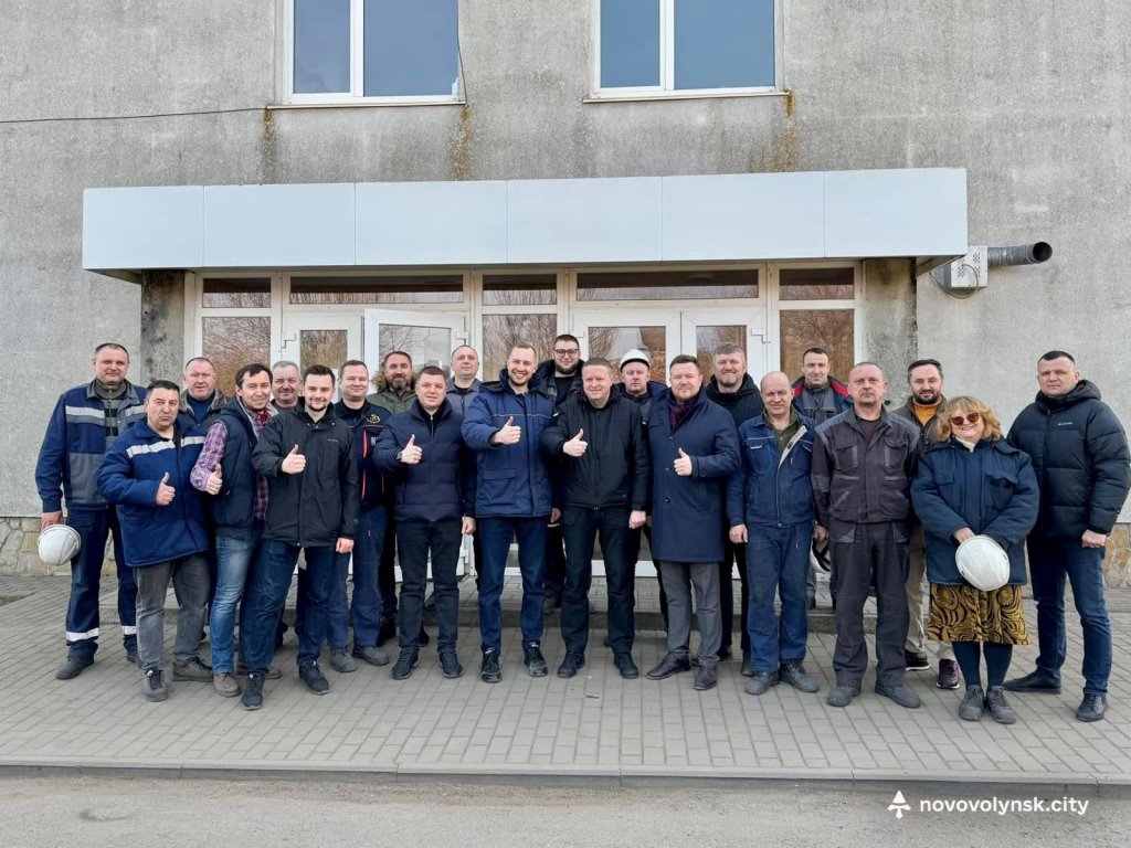 Рудницький відвідав кілька підприємств та будівництво у Нововолинську