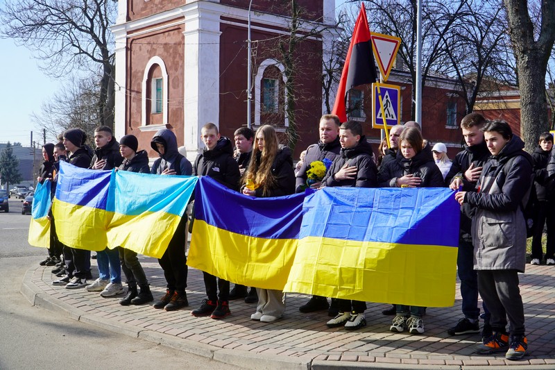 У Володимирі вшанували подвиг воїнів Небесної Сотні